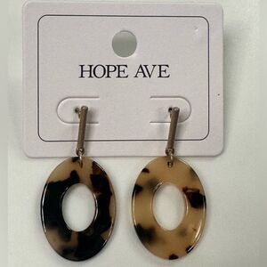 Hope Ave Tortoise Drop Earrings